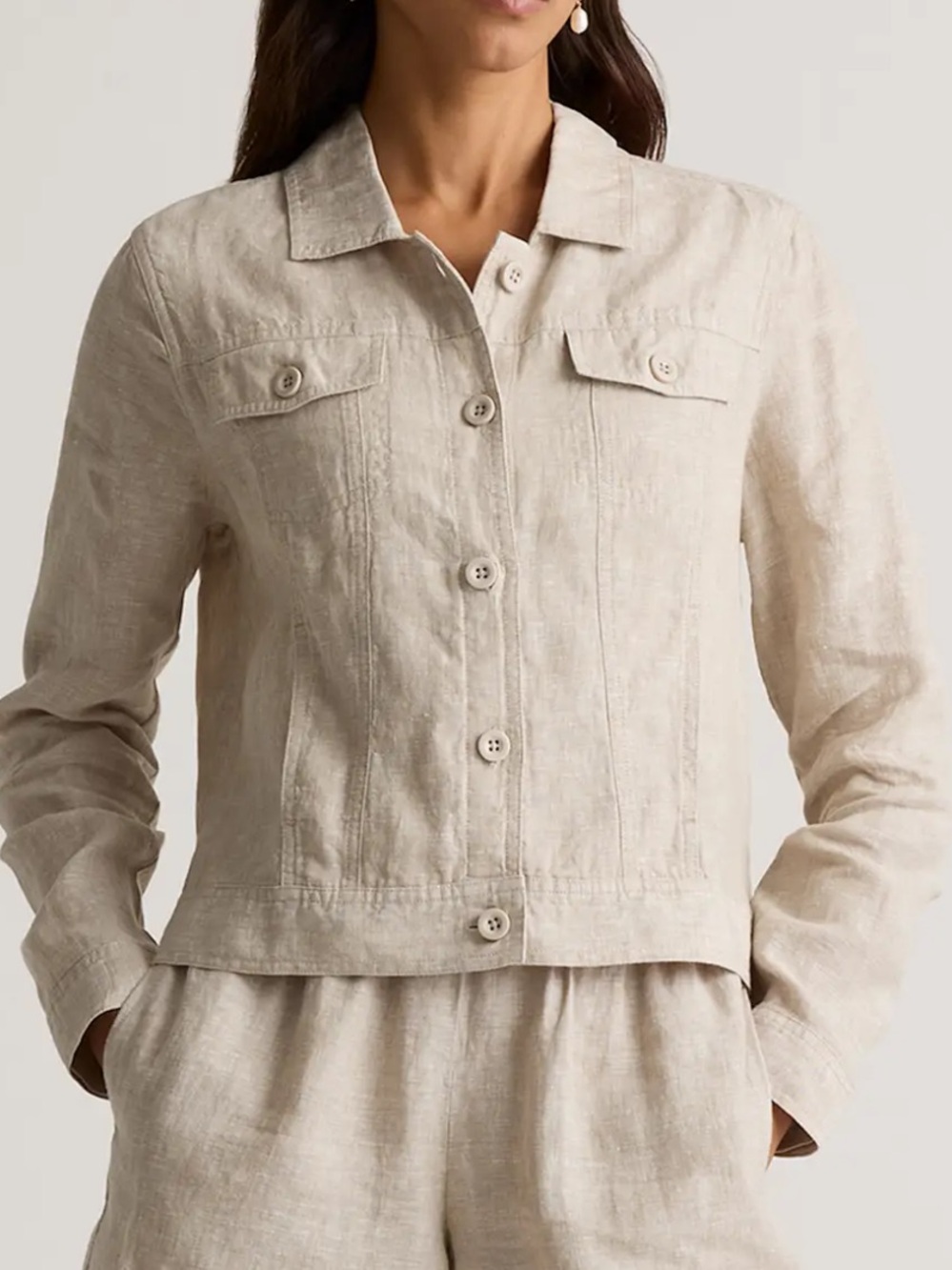 Quince 100% European linen jacket